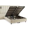 Boxspring Pella Crème wit