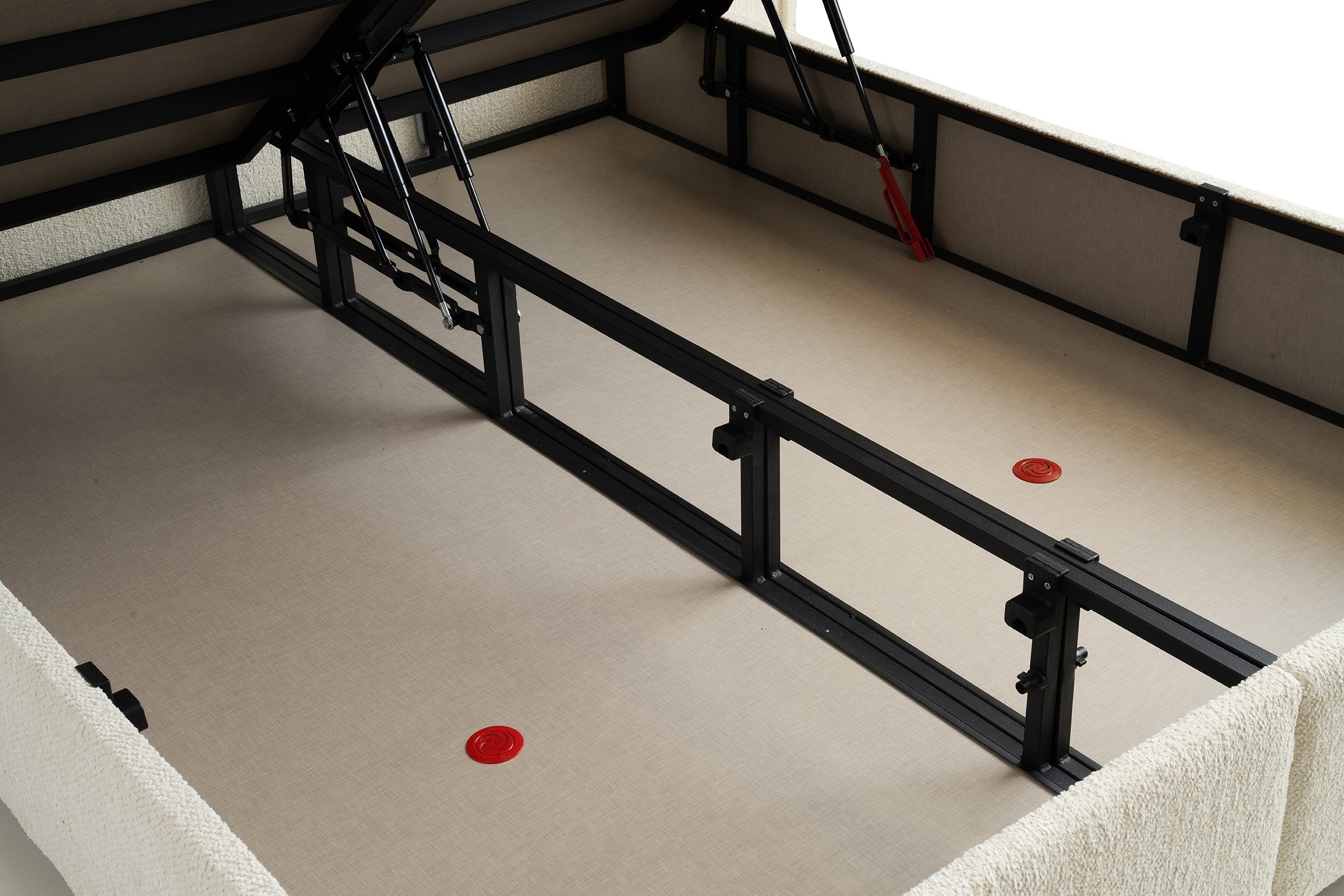 Boxspring Pella Crème wit