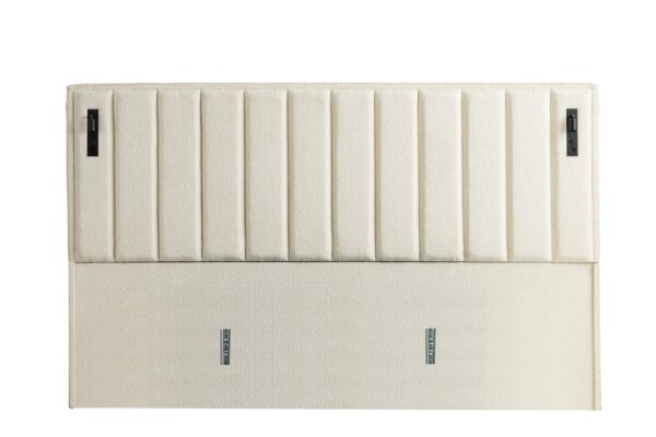 Boxspring Pella Crème wit
