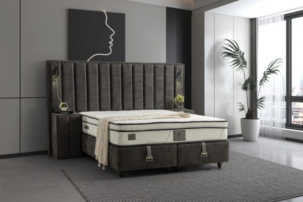 Boxspring Pella Grijs