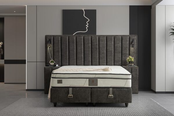 Boxspring Pella Grijs