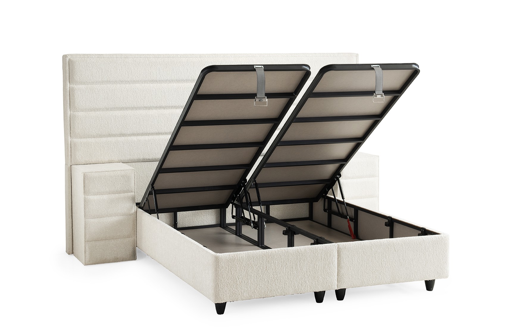Boxspring Calista Crème wit