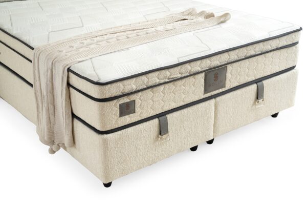 Boxspring Calista Crème wit