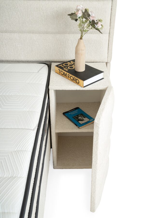 Boxspring Calista Crème wit