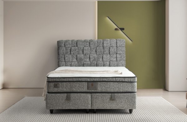 Boxspring Hasir Grijs