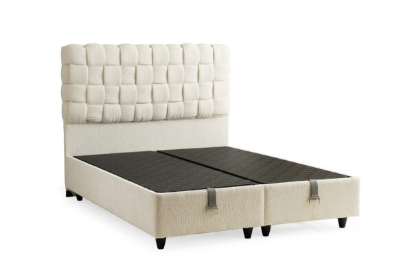 Boxspring Hasir Crème wit