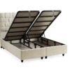 Boxspring Hasir Crème wit