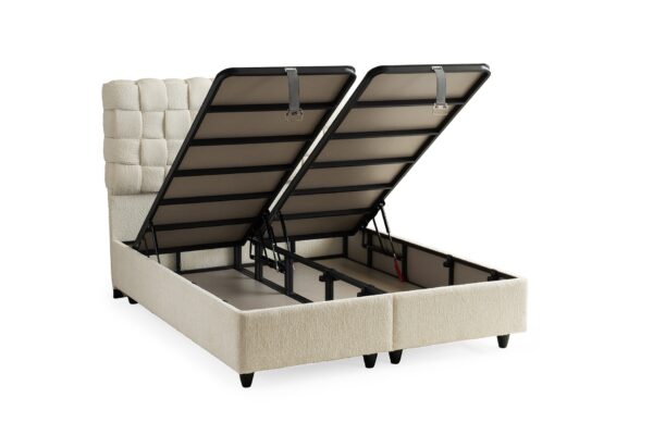 Boxspring Hasir Crème wit