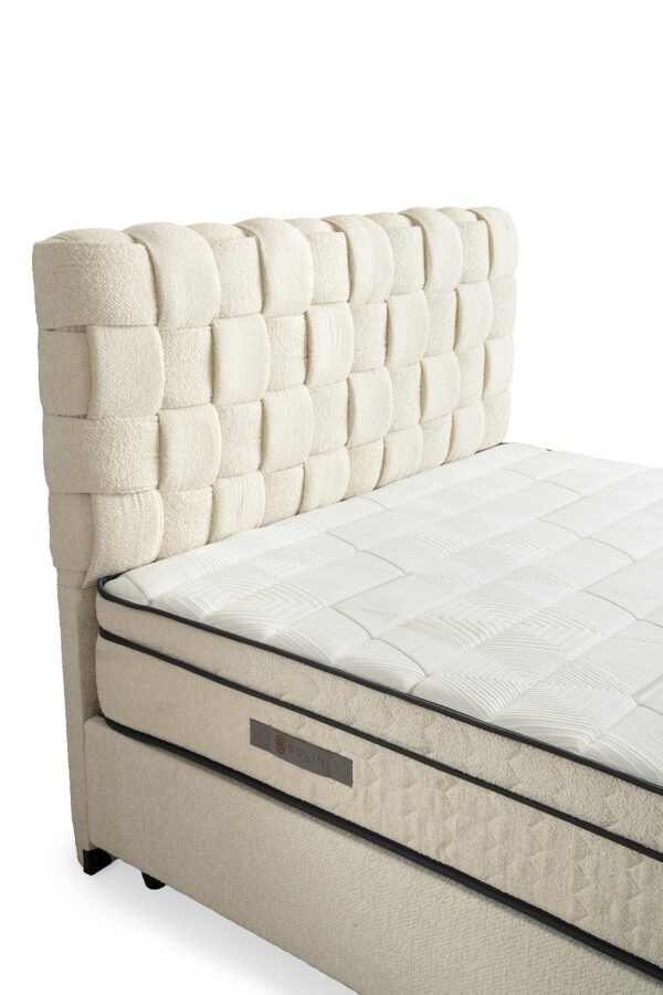 Boxspring Hasir Crème wit