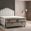 Boxspring Marsi Crème wit
