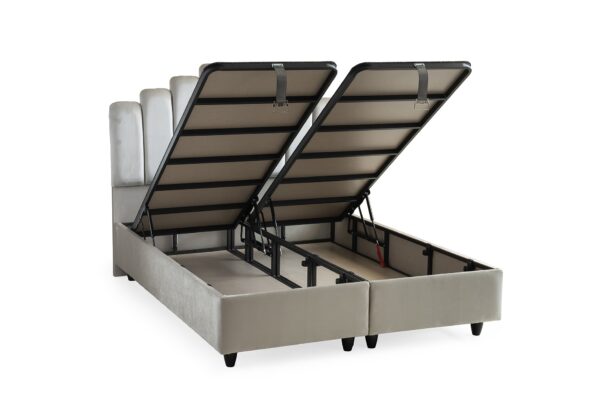 Boxspring Marsi Crème wit