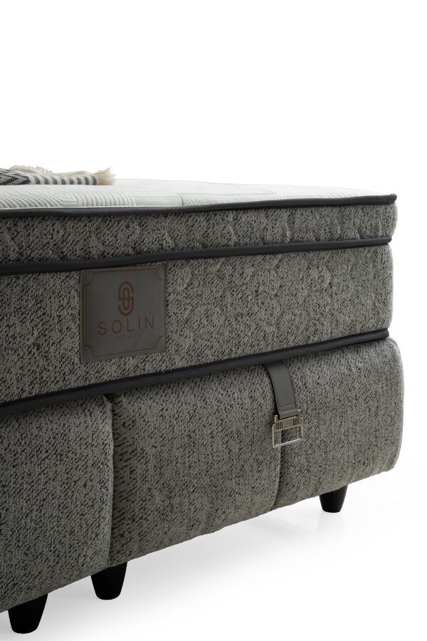 Boxspring Pufy Grijs