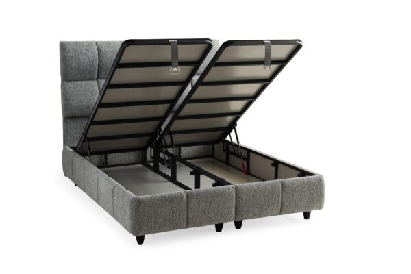 Boxspring Pufy Grijs