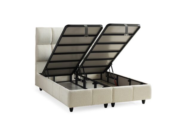 Boxspring Puffy Crème wit