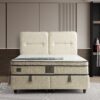 Boxspring Derin Crème wit