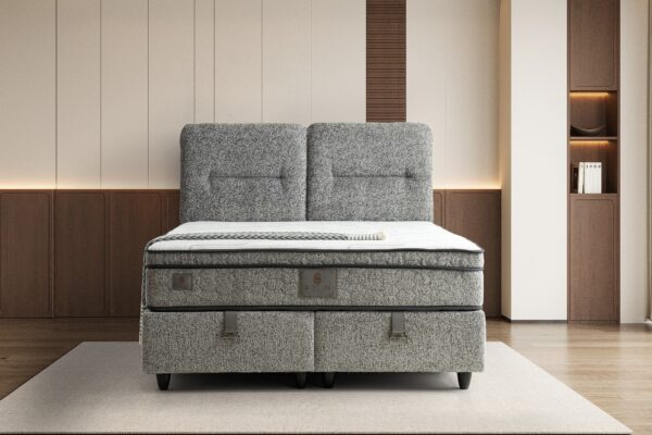 Boxspring Derin Grijs