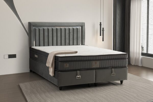 Boxspring Guzide Zilver