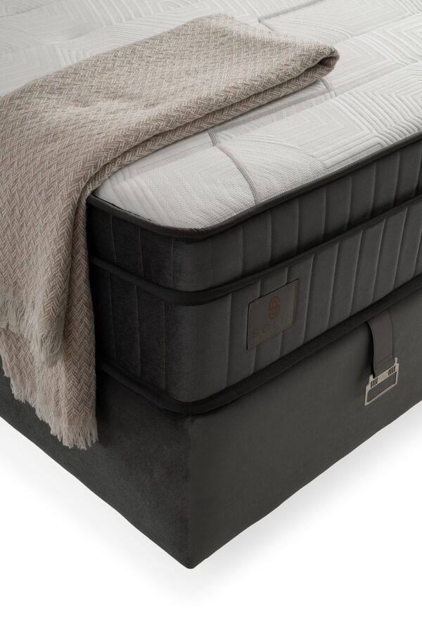 Boxspring Guzide Zilver