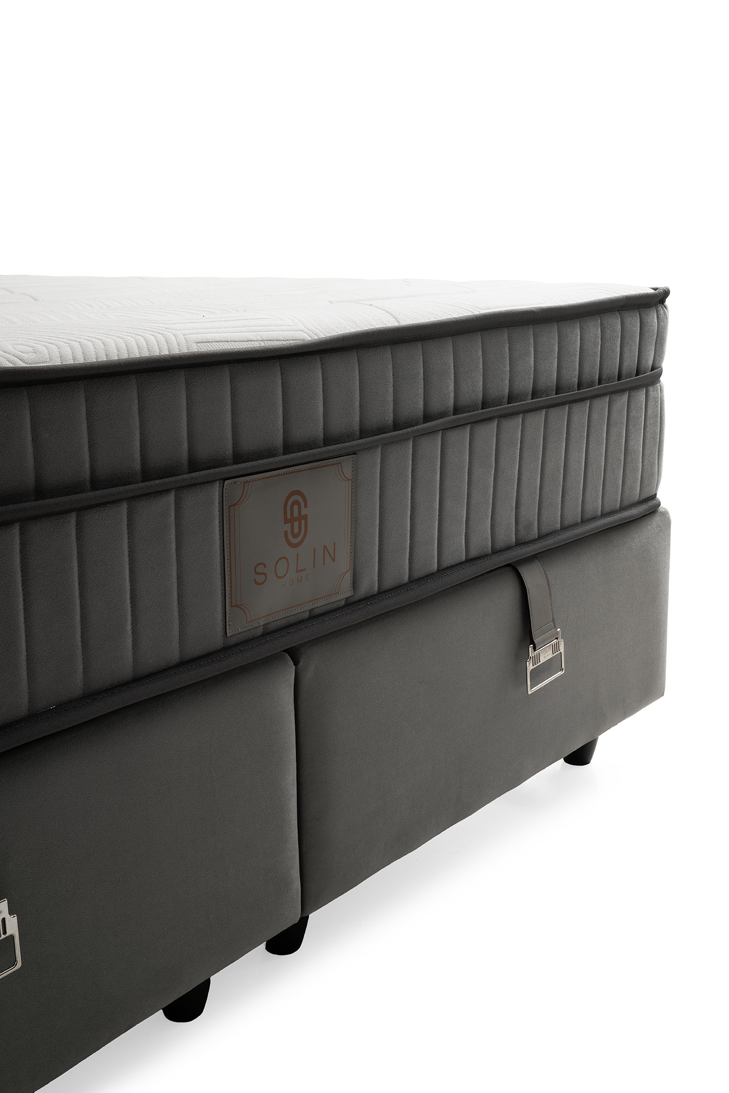 Boxspring Guzide Zilver