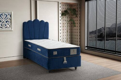 Eenpersoonsbed Parla Blauw