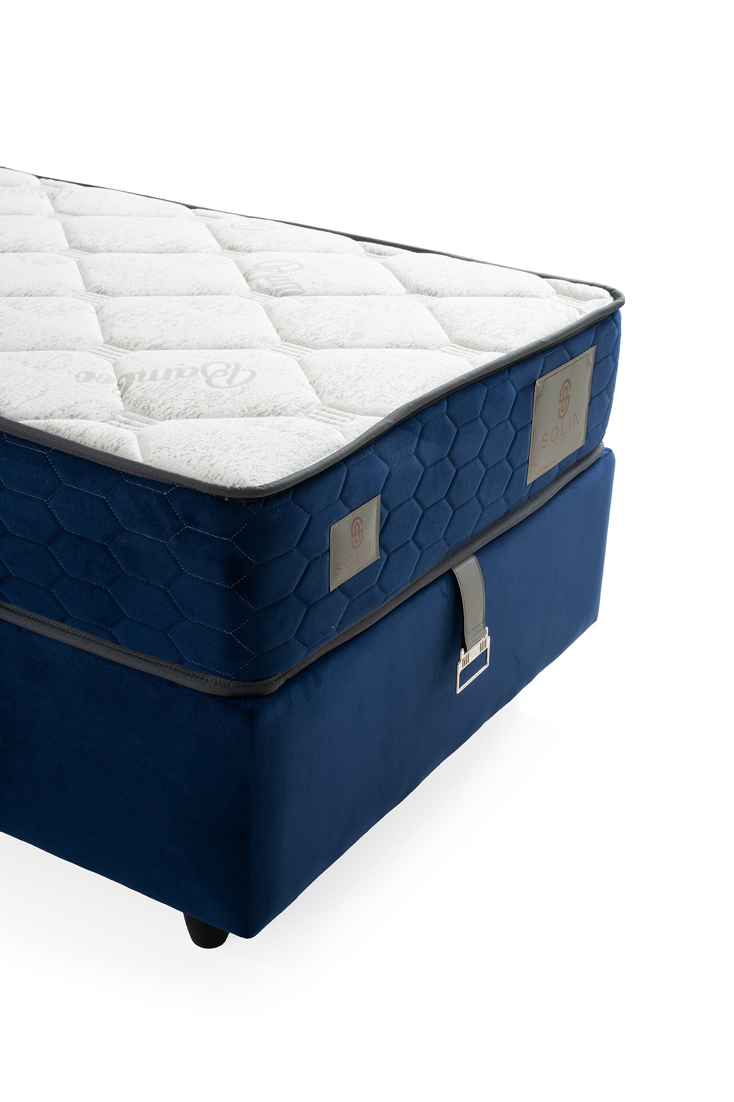 Eenpersoonsbed Parla Blauw