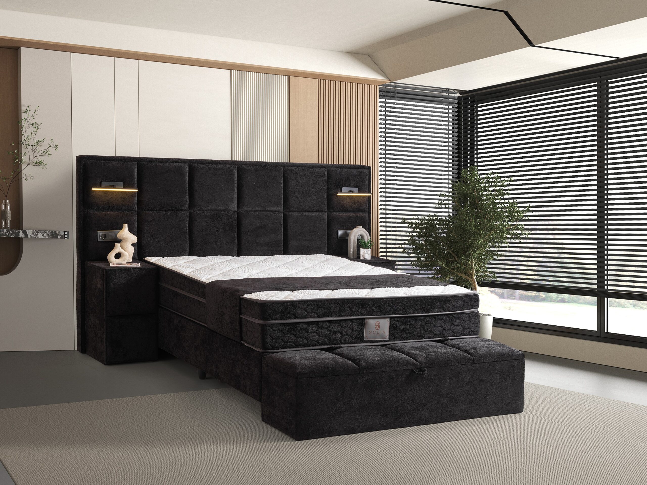 Boxspring Vanessa Zwart